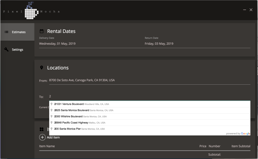 Manifold address select